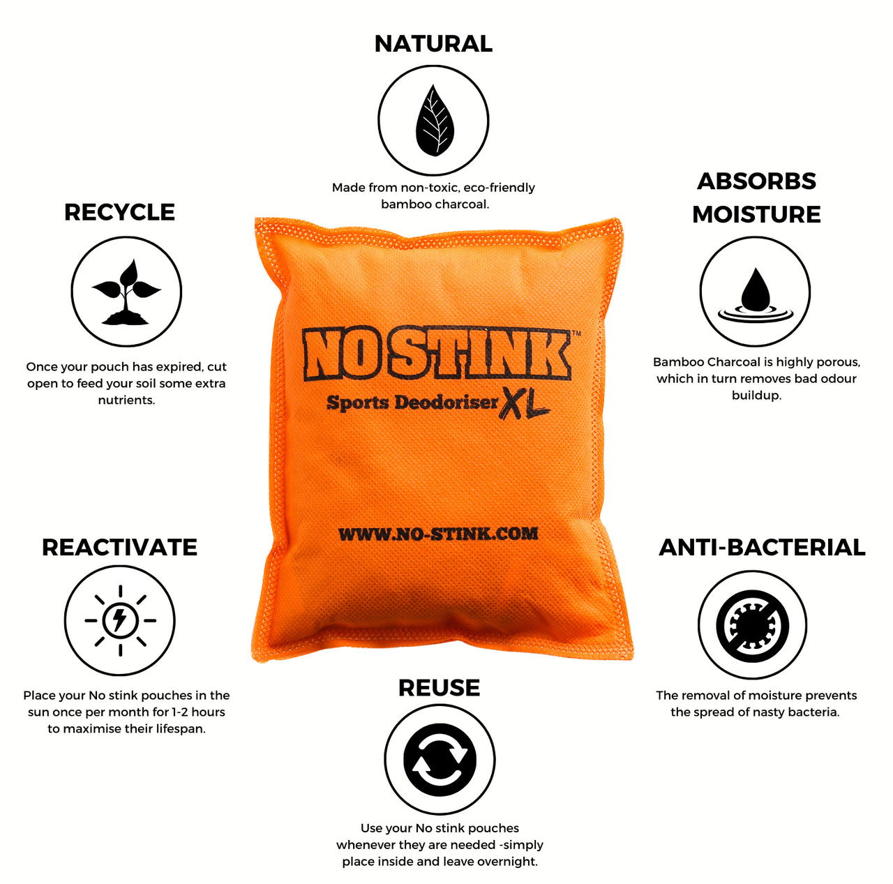 No Stink Sports Deodoriser XL